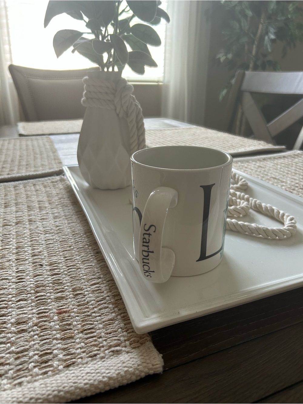 Starbucks London City Mug White Ceramic Monogram